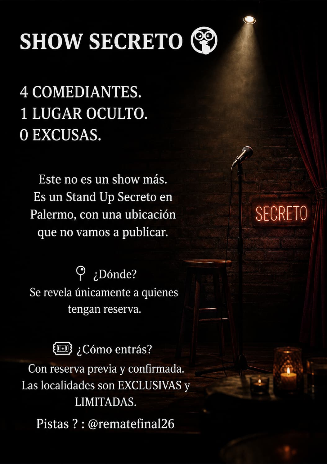 Stand up secreto