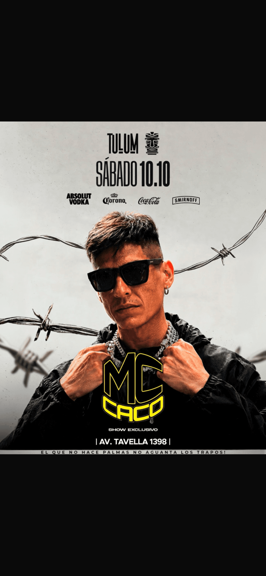 MC CACO EN VIVO - 10/10